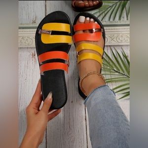 Stylist a fashionable colorful sandal for women